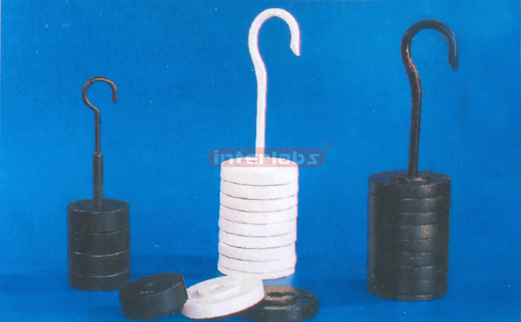 SLOTTED MASSES SET, CAST IRON